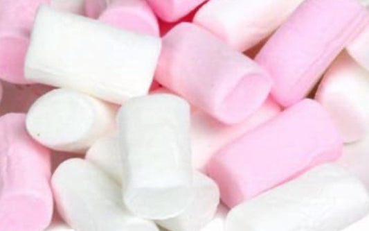 Pink and white marshmallows