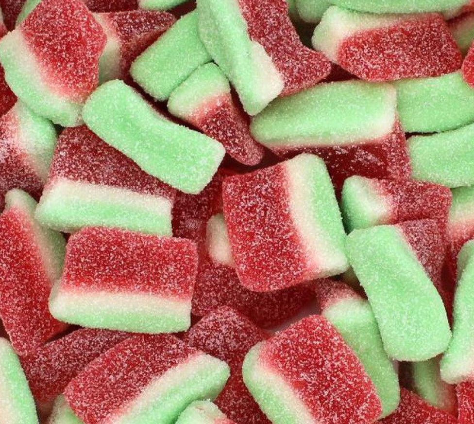 Fizzy watermelon slices