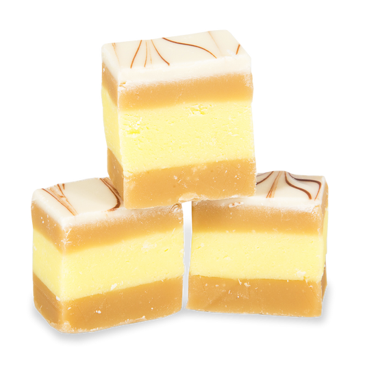 Vanilla custard slice fudge