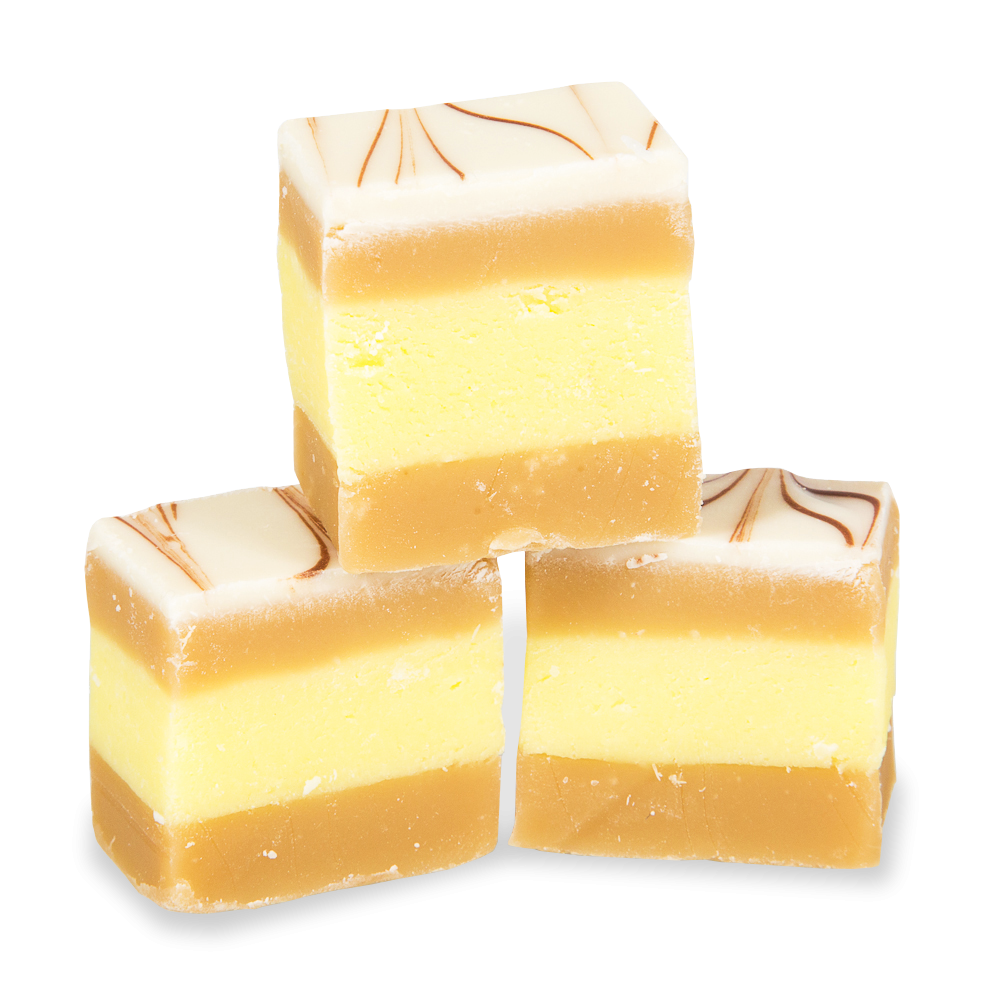 Vanilla custard slice fudge